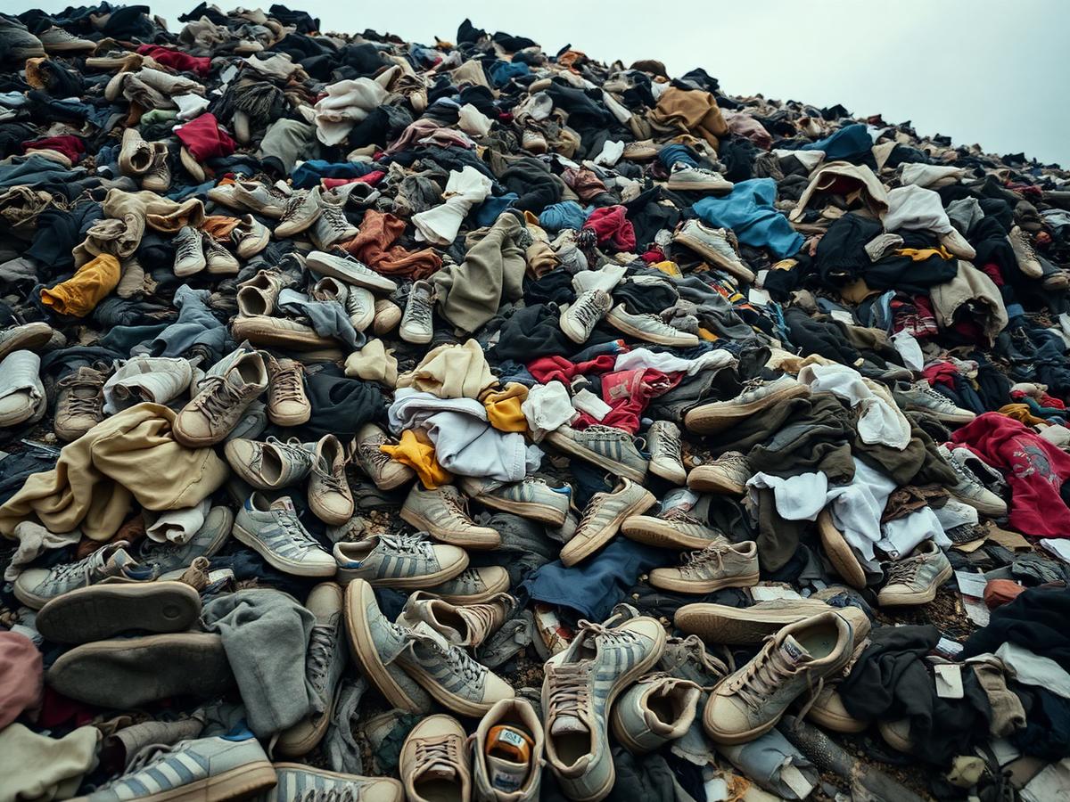 Discarded clothing